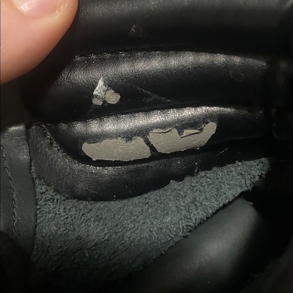 Dr Martens Alexandra 6-Eye Ankle Boots Womens Size 6 Black Leather Padded Collar - Picture 6 of 6